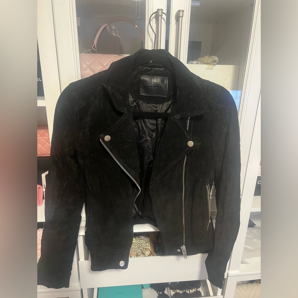 Suede Moto jacket BlankNYC